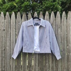 Vintage gingham windbreaker